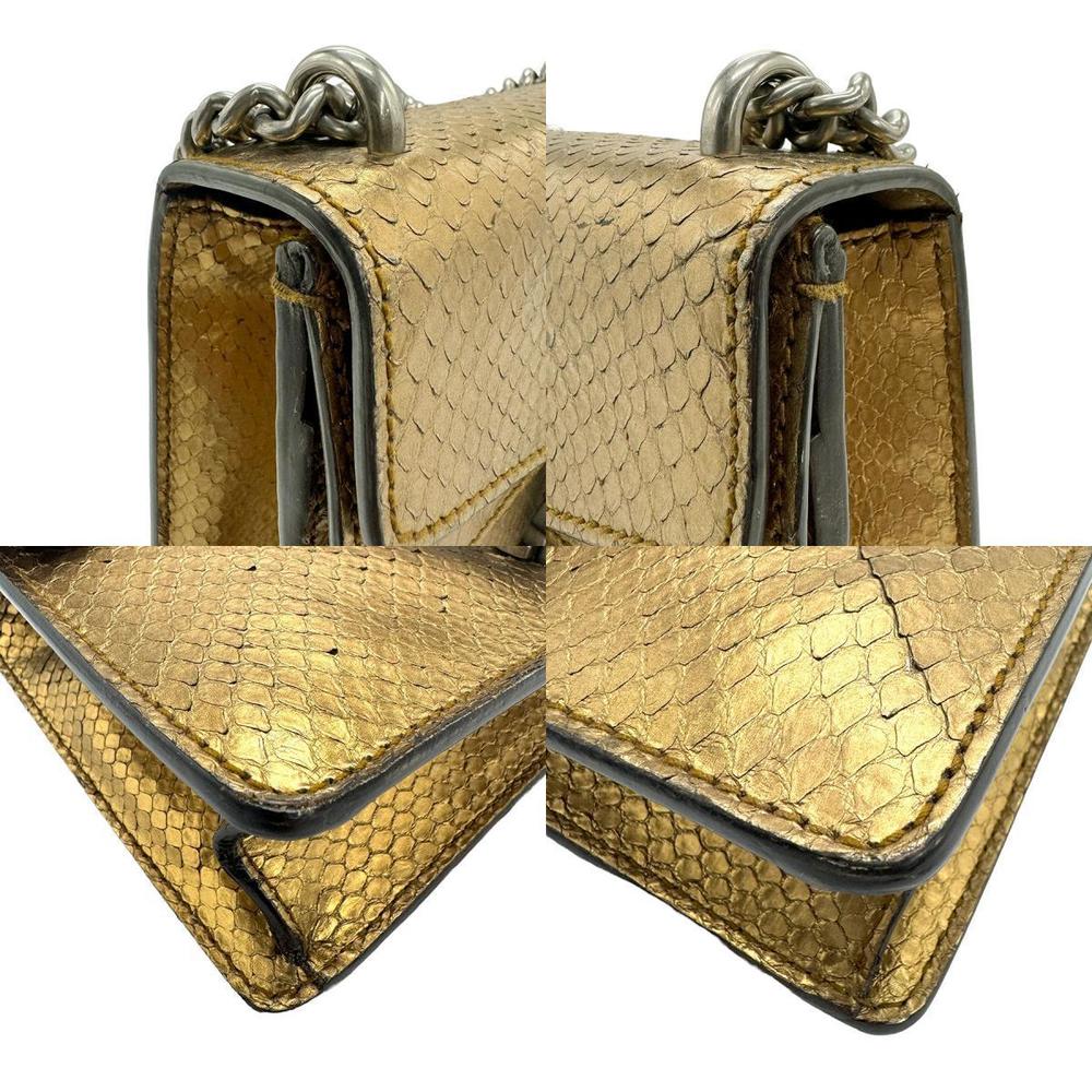 Gucci Dionysus Python Shoulder Bag Gold - image 3
